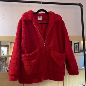 I.AM.GIA Red Pixie Coat.